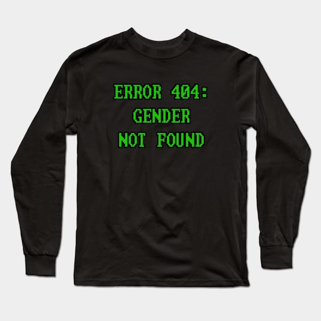 Gender Not Found Long Sleeve T-Shirt by TomGrennell